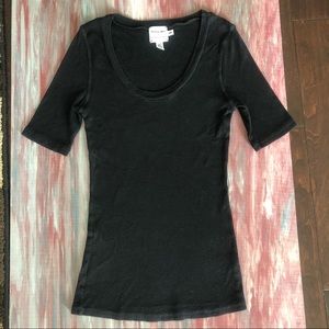 Michael Stars - Anthropologie Black T-Shirt XS/S